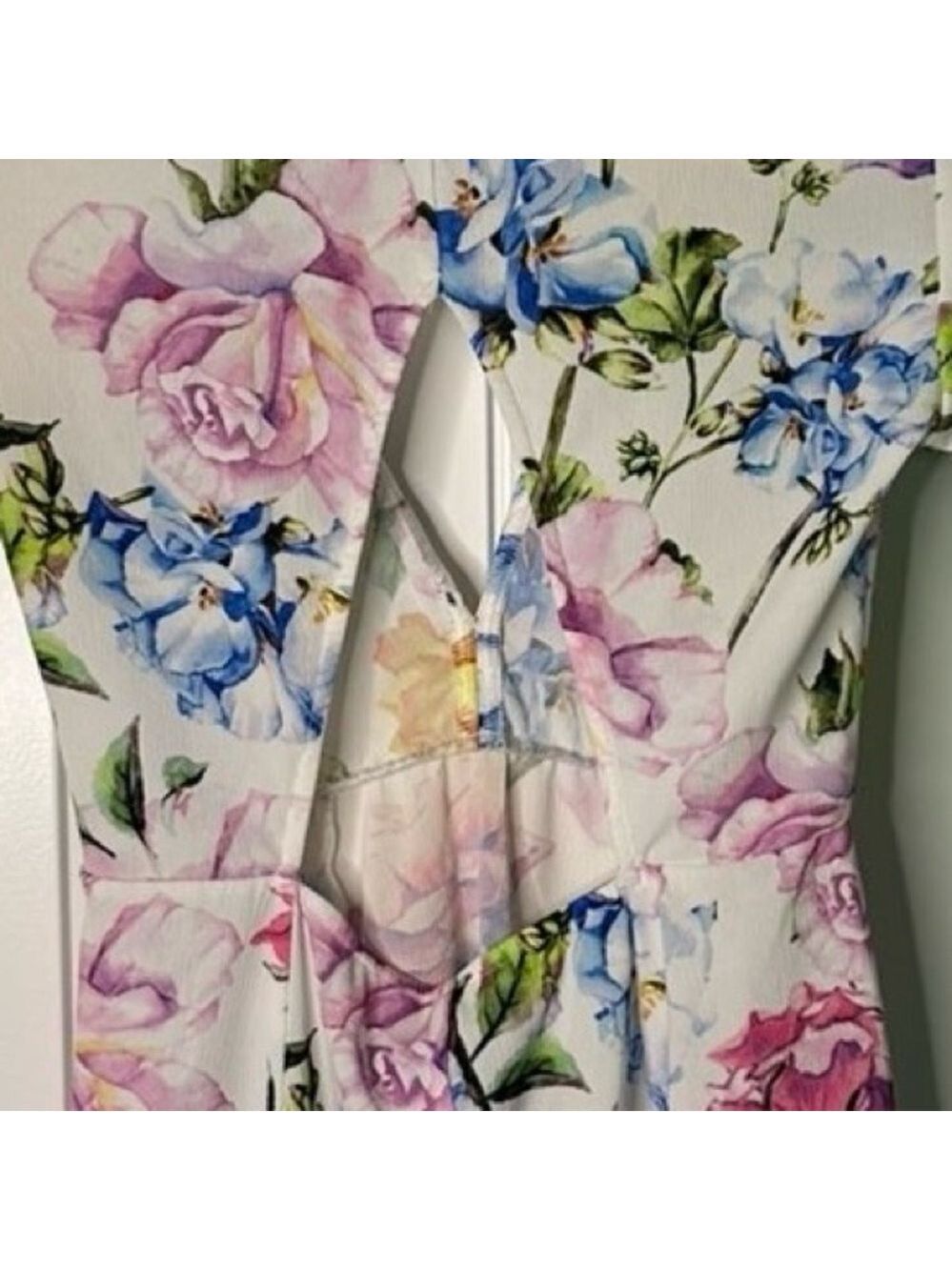 Show Me Your Mumu White Floral Ibiza Boho Dress Size Small EUC - Picture 7 of 10